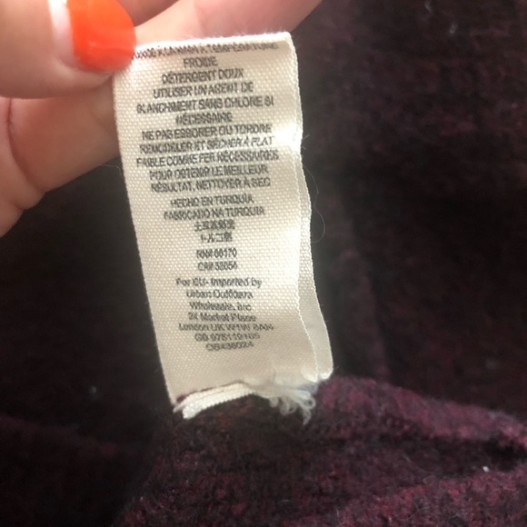 Free People Pullover Purple sweater size XS - Picture 5 of 5